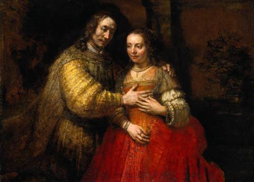 Het Joodse bruidje, Rembrandt van Rijn, omstreeks 1667