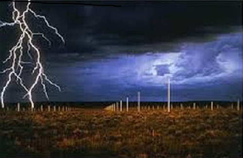 Walter de Maria, The Lightning Field, 1977, Western New Mexico